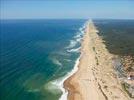 Photos aériennes de "plage" - Photo réf. E133792 - Plage des Landes à perte de vue