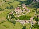 Photos aériennes de "jardins" - Photo réf. E133847 - Berzé-le-Châtel et son château médiéval