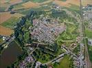 Photos aériennes de Le Quesnoy (59530) | Nord, Nord-Pas-de-Calais, France - Photo réf. E133871 - Vue générale de la ville fortifiée