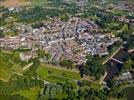 Photos aériennes de Le Quesnoy (59530) | Nord, Nord-Pas-de-Calais, France - Photo réf. E133873 - Vue générale de la ville fortifiée