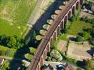 Photos aériennes de Calamane (46150) - Autre vue | Lot, Midi-Pyrénées, France - Photo réf. E133889 - Effet d'ombre remarquable de ce viaduc ferroviaire.