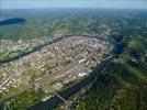 Photos aériennes de "ville" - Photo réf. E133890 - Vue générale de la ville de Cahors, préfecture du Lot.