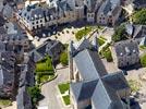 Photos aériennes - Villages - Photo réf. E133962 - Place Bouquier à Terrasson-Lavilledieu