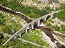 Photos aériennes de Vogüé (07200) | Ardèche, Rhône-Alpes, France - Photo réf. E134052 - Ancien viaduc ferroviaire