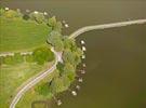 Photos aériennes de Puttelange-aux-Lacs (57510) - Autre vue | Moselle, Grand Est, France - Photo réf. E134125 - Cabanes de pcheurs