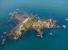 Photos aériennes de Perros-Guirec (22700) - Autre vue | Côtes d'Armor, Bretagne, France - Photo réf. E135781 - Archipel des Sept Iles : L'Ile Malban