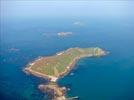 Photos aériennes de Perros-Guirec (22700) | Côtes d'Armor, Bretagne, France - Photo réf. E135783 - Archipel des Sept Iles : L'Ile Bono