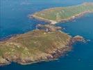 Photos aériennes de Perros-Guirec (22700) | Côtes d'Armor, Bretagne, France - Photo réf. E135789 - Archipel des Sept Iles : L'Ile aux Moines