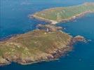 Photos aériennes de Perros-Guirec (22700) - Autre vue | Côtes d'Armor, Bretagne, France - Photo réf. E135789 - Archipel des Sept Iles : L'Ile aux Moines