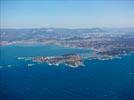 Photos aériennes de Six-Fours-les-Plages (83140) - Les Iles des Embiez | Var, Provence-Alpes-Côte d'Azur, France - Photo réf. E135804