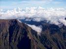 Photos aériennes de Cilaos (97413) | Réunion, Réunion, France - Photo réf. E136085 - Le Grand Bnare domine les Cirques de Cilaos et de Mafate de ses 2898 mtres d'alititude.