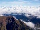 Photos aériennes de Cilaos (97413) | Réunion, Réunion, France - Photo réf. E136088 - Le Grand Bnare domine les Cirques de Cilaos et de Mafate de ses 2898 mtres d'alititude.