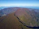 Photos aériennes de Salazie (97433) | Réunion, Réunion, France - Photo réf. E136124 - Le Piton des Neiges,  cheval sur les communes de Cilaos et de Salazie, est le point culminant de l'Ile de la Runion (3070m).