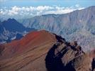 Photos aériennes de Salazie (97433) | Réunion, Réunion, France - Photo réf. E136135 - Le Piton des Neiges,  cheval sur les communes de Cilaos et de Salazie, est le point culminant de l'Ile de la Runion (3070m).