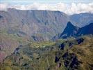 Photos aériennes de La Possession (97419) - Le Cirque de Mafate | Réunion, Réunion, France - Photo réf. E136532