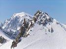Photos aériennes de Chamonix-Mont-Blanc (74400) - Autre vue | Haute-Savoie, Auvergne-Rhône-Alpes, France - Photo réf. E142330 - Aiguille des Grands Montets