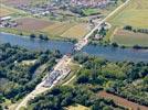 Photos aériennes de Hauconcourt (57210) | Moselle, Lorraine, France - Photo réf. E142801 - Le chantier du Pont Rapilly