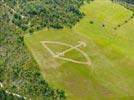 Photos aériennes de Allons (04170) - Autre vue | Alpes de Hautes-Provence, Provence-Alpes-Côte d'Azur, France - Photo réf. E142885 - Un arc dessin en Land Art