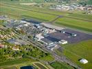 Photos aériennes de Clermont-Ferrand (63000) - L'Aéroport de Clermont-Ferrand-Aulnat | Puy-de-Dôme, Auvergne-Rhône-Alpes, France - Photo réf. E142981
