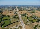 Photos aériennes de Argentré (53210) - Autre vue | Mayenne, Pays de la Loire, France - Photo réf. E143469 - Le chantier de la LGV Bretagne-Pays de la Loire