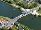 Photos aériennes de "Bridge" - Photo réf. E143504 - Le pont a eu un rôle majeur dans la réussite de la libération de la France lors du débarquement le 6 Juin 1944. Un musée y a été construit.