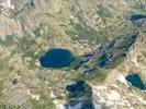 Photos aériennes de "gorges" - Photo réf. E143970 - Le Lac de Melo (Lavu di Melu) au fond des Gorges de la Restonica