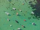 Photos aériennes de "eaux" - Photo réf. E144616 - Le littoral breton et ses eaux turquoises