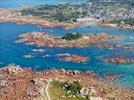 Photos aériennes de Trégastel (22730) - Autre vue | Côtes d'Armor, Bretagne, France - Photo réf. E144680 - La Cte de granite rose