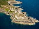 Photos aériennes de Plévenon (22240) - Autre vue | Côtes d'Armor, Bretagne, France - Photo réf. E144751 - Le Fort de la Latte sur la pointe du mme nom.