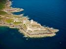 Photos aériennes de Plévenon (22240) - Autre vue | Côtes d'Armor, Bretagne, France - Photo réf. E144753 - Le Fort de la Latte sur la pointe du mme nom.