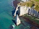 Photos aériennes de Étretat (76790) - Les Falaises | Seine-Maritime, Haute-Normandie, France - Photo réf. E145013