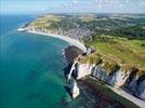 Photos aériennes de Étretat (76790) - Les Falaises | Seine-Maritime, Haute-Normandie, France - Photo réf. E145021