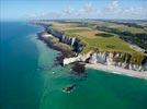 Photos aériennes de Étretat (76790) - Les Falaises | Seine-Maritime, Haute-Normandie, France - Photo réf. E145022