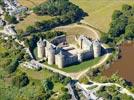 Photos aériennes de "siècle," - Photo réf. E145241 - Le Château de Suscinio, édifice du XIIIème siècle remanié au XIV et XVème siècles.