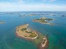 Photos aériennes de "morbihan" - Photo réf. E145245 - Le Golfe du Morbihan et ses nombreuses les.