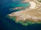 Photos aériennes de "Bretagne" - Photo réf. E145305 - Les eaux turquoises de la Bretagne rappellent les eaux d'Outre-Mer.