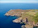 Photos aériennes de "(nord)" - Photo réf. E145451 - La Pointe du Van, juste au nord de la pointe du Raz.