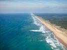 Photos aériennes de Lacanau (33680) - Autre vue | Gironde, Aquitaine, France - Photo réf. E146175 - Plage  perte de vue