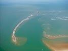 Photos aériennes de Le Verdon-sur-Mer (33123) - Autre vue | Gironde, Aquitaine, France - Photo réf. E146191 - Le Phare de Cordouan dans l'Estuaire de la Gironde