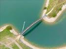 Photos aériennes de "passerelle" - Photo réf. E146396 - Passerelle dans le port de Giffaumont, Lac du Der-Chantecoq