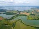 Photos aériennes de "insolite" - Photo réf. E146404 - L'tang de la Fort avec en arrire-plan le lac du Der-Chantecoq