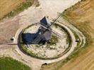 Photos aériennes de Valmy (51800) | Marne, Champagne-Ardenne, France - Photo réf. E146450 - Le clbre Moulin de Valmy symbolise la victoire franaise sur les Prussiens lors de la bataille de Valmy en 1792.