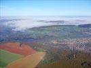 Photos aériennes de "vallée" - Photo réf. E146470 - Brouillard matinal dans la vallée de la Moselle
