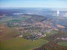 Photos aériennes de "moselle" - Photo réf. E146471 - Brouillard matinal dans la vallée de la Moselle