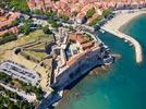 Photos aériennes de Collioure (66190) - Autre vue | Pyrénées-Orientales, Languedoc-Roussillon, France - Photo réf. E146567