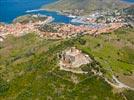 Photos aériennes de Collioure (66190) - Autre vue | Pyrénées-Orientales, Occitanie, France - Photo réf. E146576