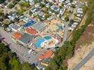 Photos aériennes de Saint-Jean-de-Monts (85160) - Autre vue | Vendée, Pays de la Loire, France - Photo réf. E147964 - La piscine du Camping Les Gents