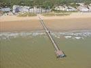 Photos aériennes de Saint-Jean-de-Monts (85160) | Vendée, Pays de la Loire, France - Photo réf. E147977 - La longue plage s'tend de Saint-Hilaire-de-Riez  Saint-Jean-de-Monts