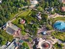 Photos aériennes de "marne" - Photo réf. E150940 - Disneyland Paris : Le Labyrinthe d'Alice aux Pays des Merveillles