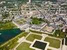 Photos aériennes de Fontainebleau (77300) - Autre vue | Seine-et-Marne, Ile-de-France, France - Photo réf. E151013 - Fontainebleau et son Chteau Royal class avec son Parc au Patrimoine mondial de l'UNESCO